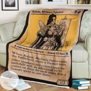 Afr 342 Kalain Reclusive Painter Magic The Gathering Mtg Blanket