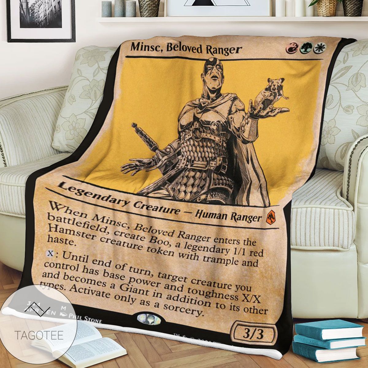 Afr 344 Minsc Beloved Ranger Magic The Gathering Mtg Blanket Afr 344 Minsc Beloved Ranger Magic The Gathering Mtg Blanket