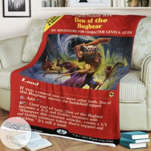 Afr 351 Den Of The Bugbear Magic The Gathering Mtg Blanket