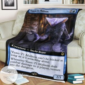 Afr 371 Yuan Ti Malison Magic The Gathering Mtg Blanket