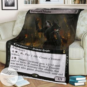 Afr 375 Forsworn Paladin Magic The Gathering Mtg Blanket