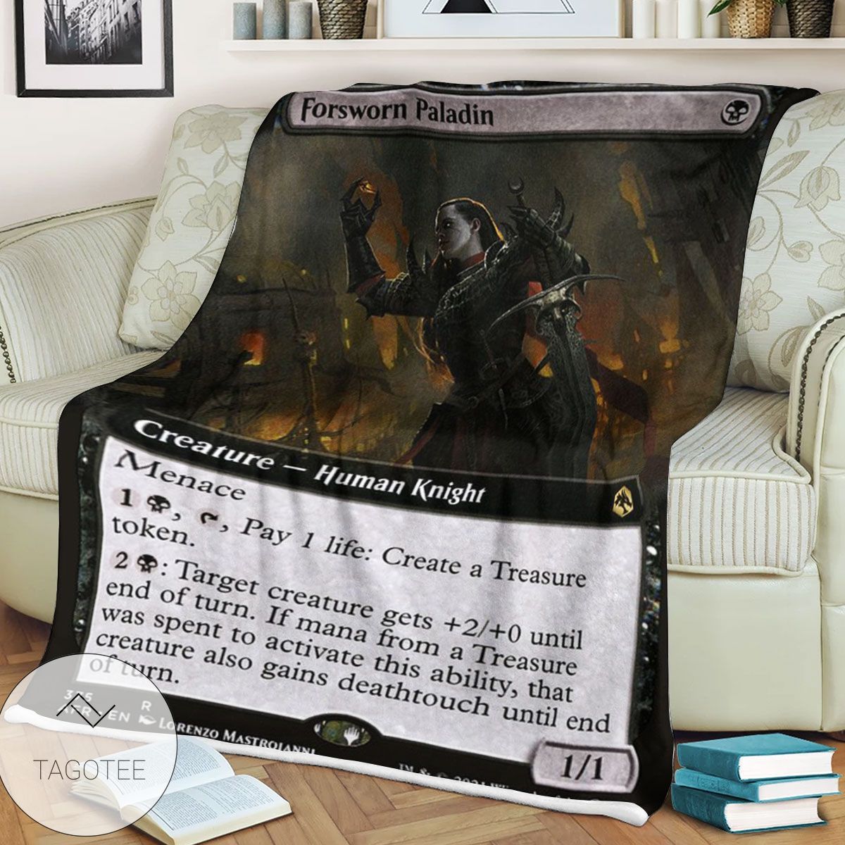 Afr 375 Forsworn Paladin Magic The Gathering Mtg Blanket Afr 375 Forsworn Paladin Magic The Gathering Mtg Blanket
