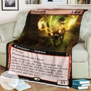 Afr 378 Flameskull Magic The Gathering Mtg Blanket