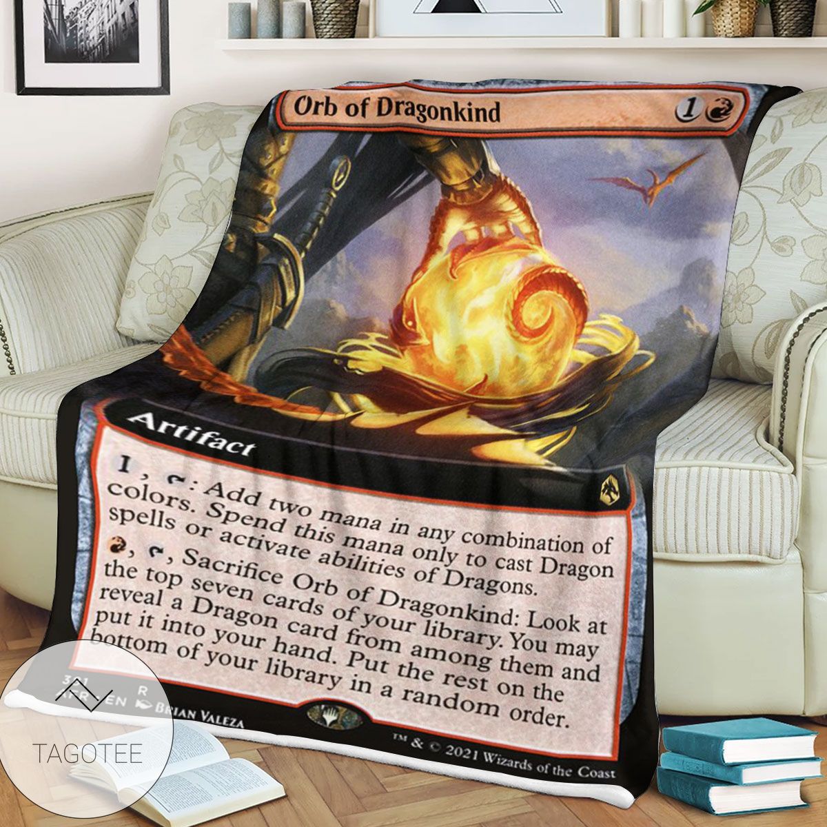 Afr 381 Orb Of Dragonkind Magic The Gathering Mtg Blanket Afr 381 Orb Of Dragonkind Magic The Gathering Mtg Blanket