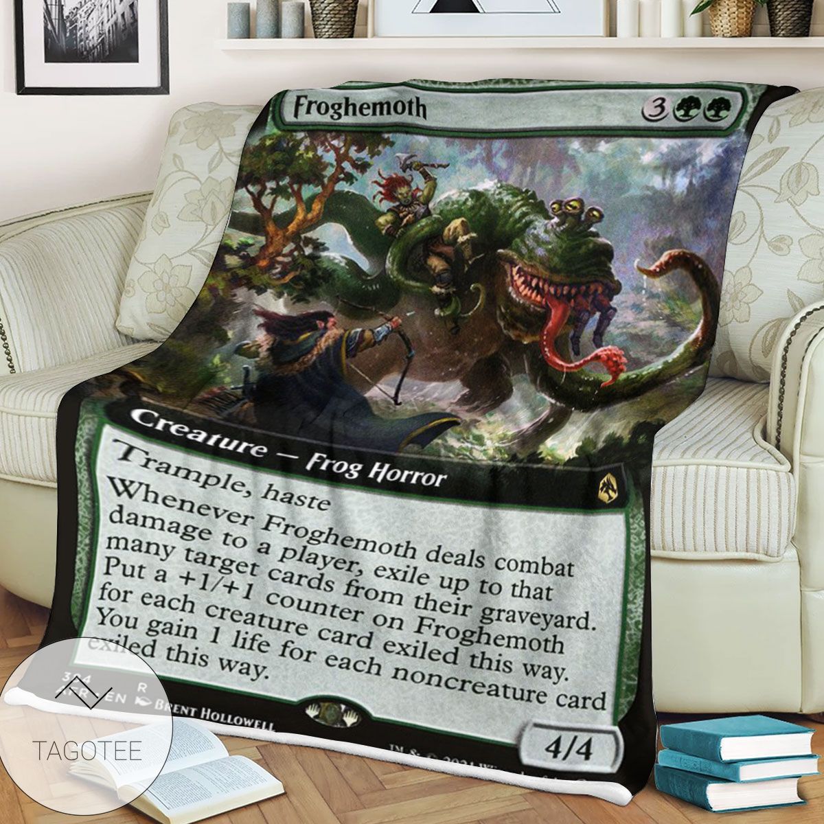 Afr 384 Froghemoth Magic The Gathering Mtg Blanket Afr 384 Froghemoth Magic The Gathering Mtg Blanket