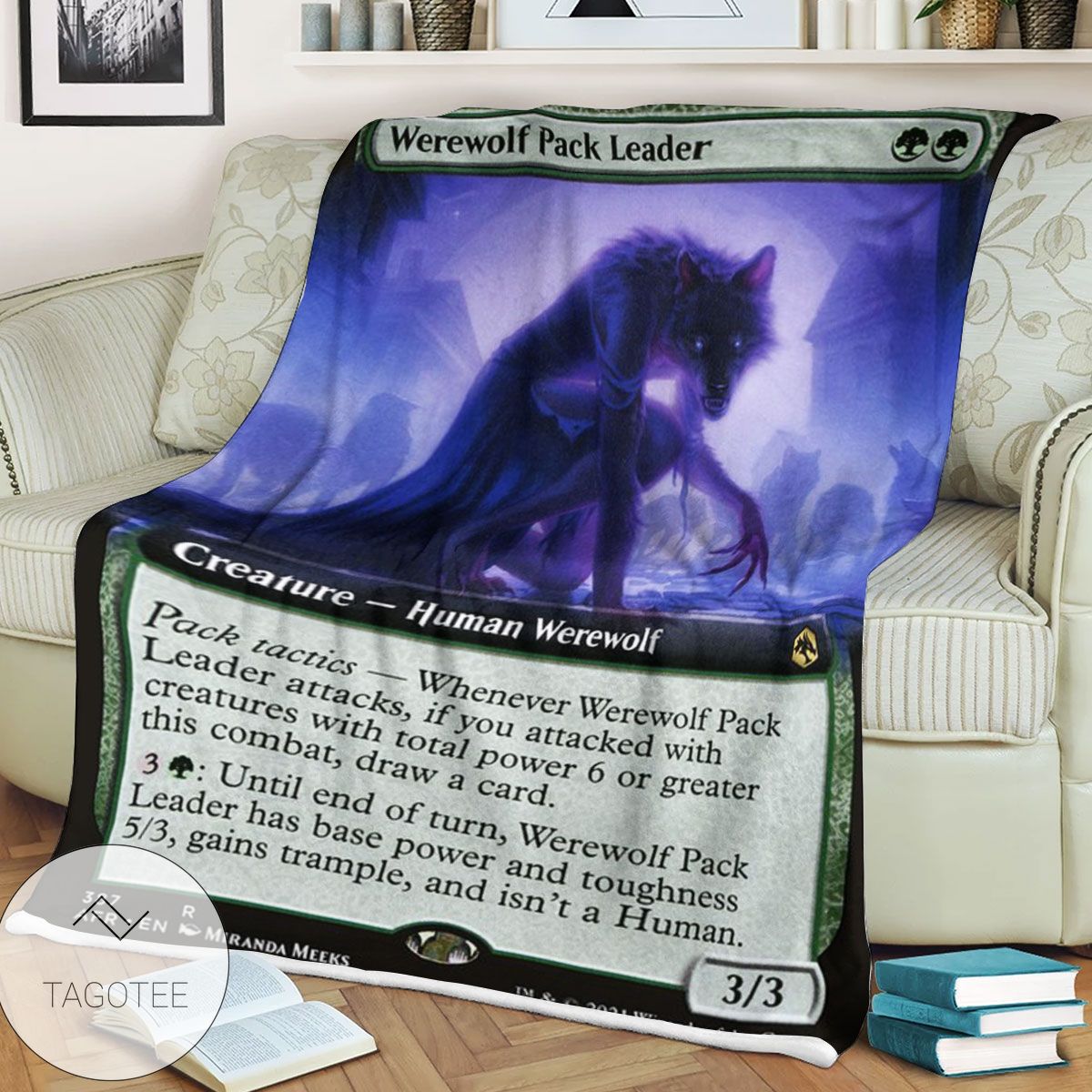 Afr 387 Werewolf Pack Leader Magic The Gathering Mtg Blanket Afr 387 Werewolf Pack Leader Magic The Gathering Mtg Blanket