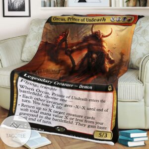 Afr 388 Orcus Prince Of Undeath Magic The Gathering Mtg Blanket