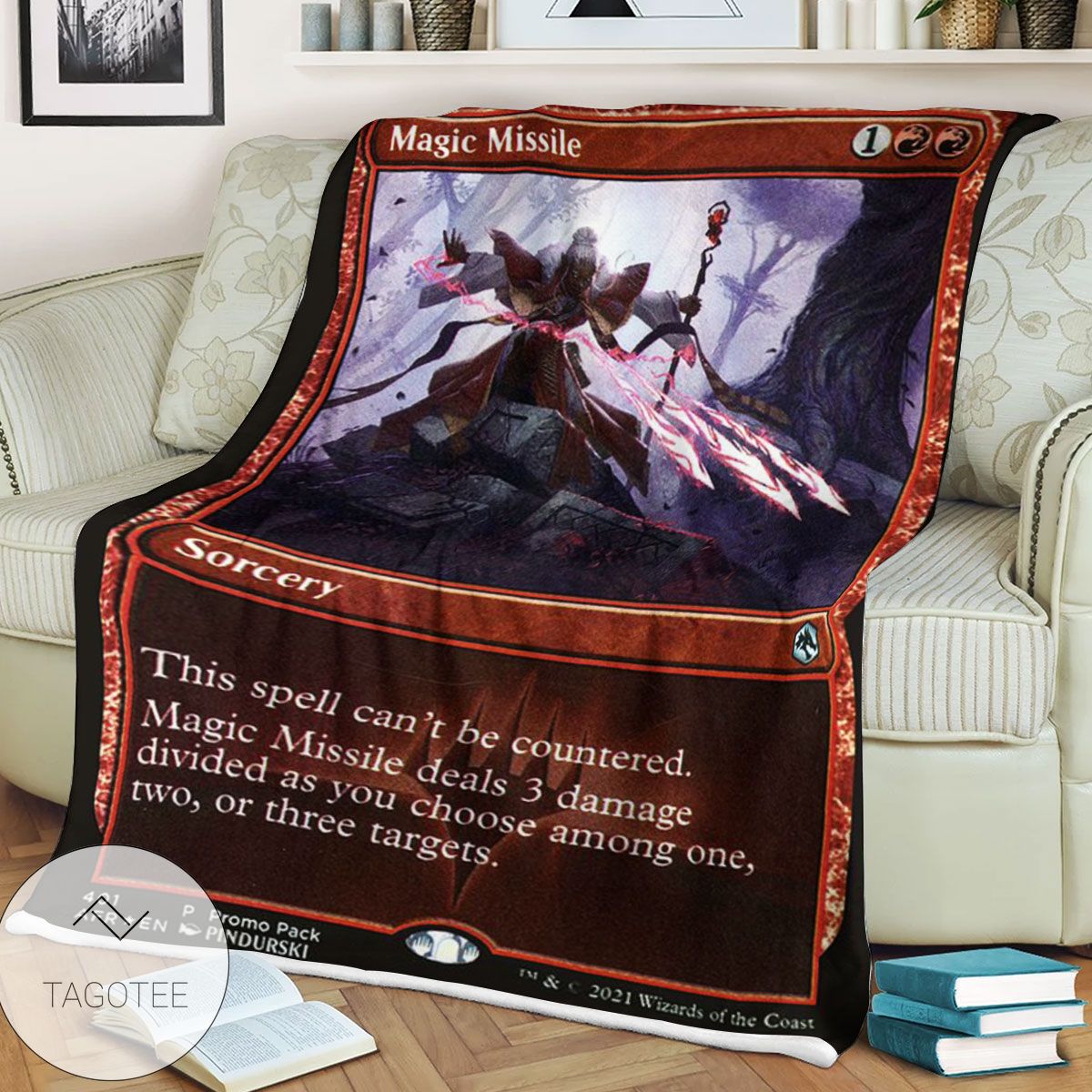 Afr 401 Magic Missile Magic The Gathering Mtg Blanket Afr 401 Magic Missile Magic The Gathering Mtg Blanket