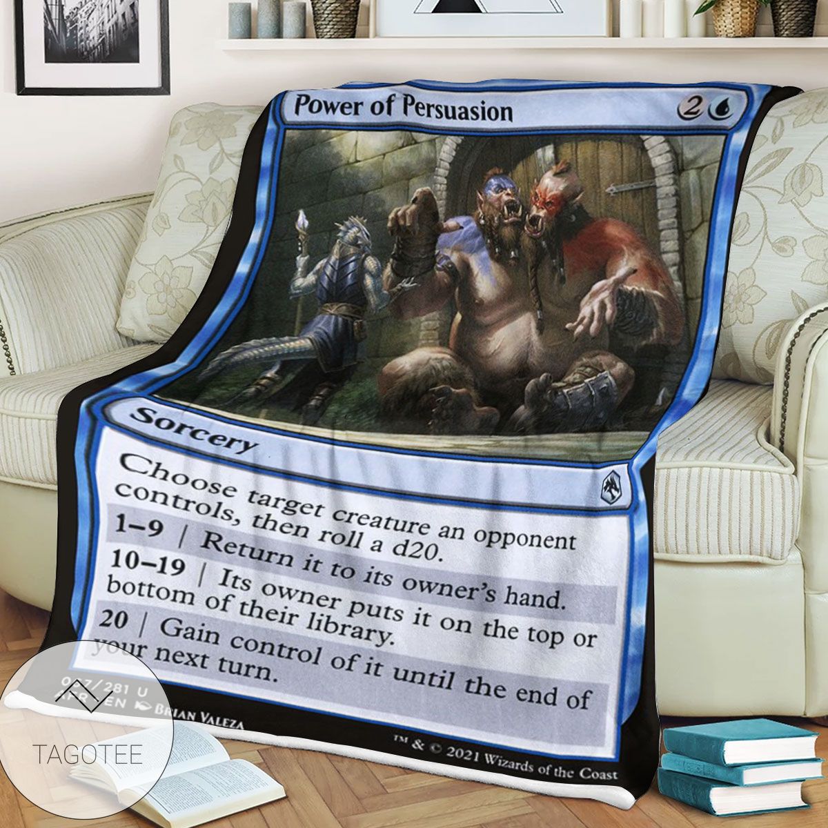 Afr 67 Power Of Persuasion Magic The Gathering Mtg Blanket Afr 67 Power Of Persuasion Magic The Gathering Mtg Blanket