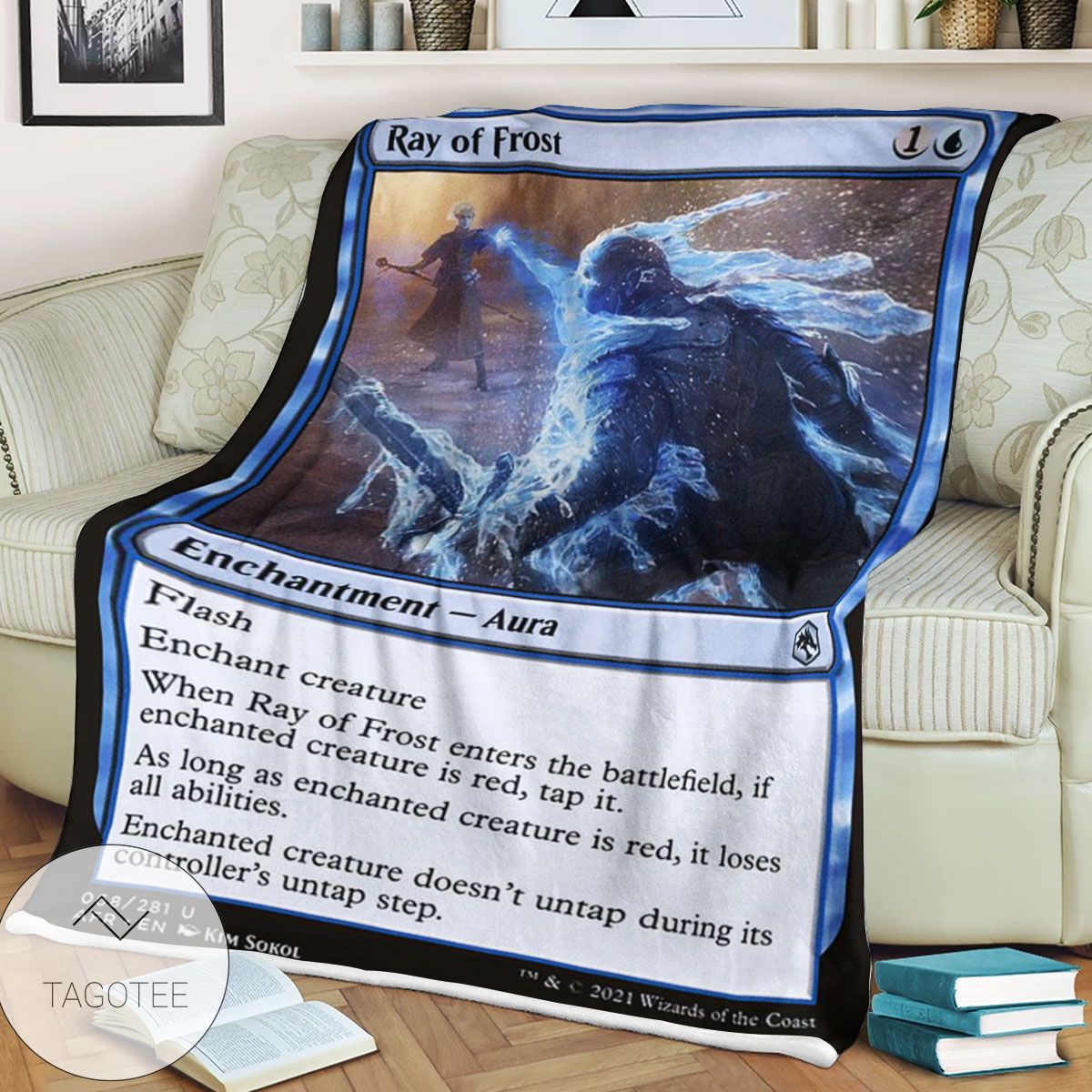 Afr 68 Ray Of Frost Magic The Gathering Mtg Blanket Afr 68 Ray Of Frost Magic The Gathering Mtg Blanket