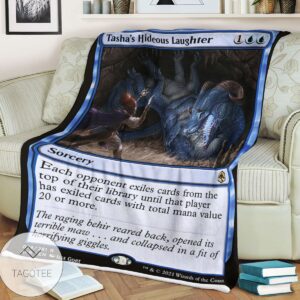 Afr 78 Tasha S Hideous Laughter Magic The Gathering Mtg Blanket
