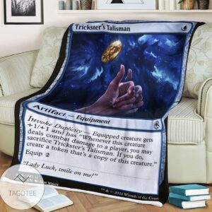 Afr 79 Trickster S Talisman Magic The Gathering Mtg Blanket