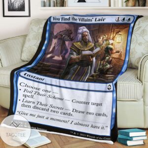 Afr 84 You Find The Villains Lair Magic The Gathering Mtg Blanket