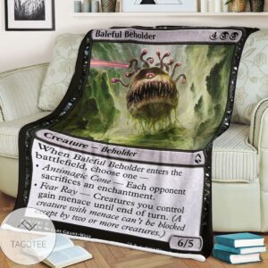 Afr 89 Baleful Beholder Magic The Gathering Mtg Blanket