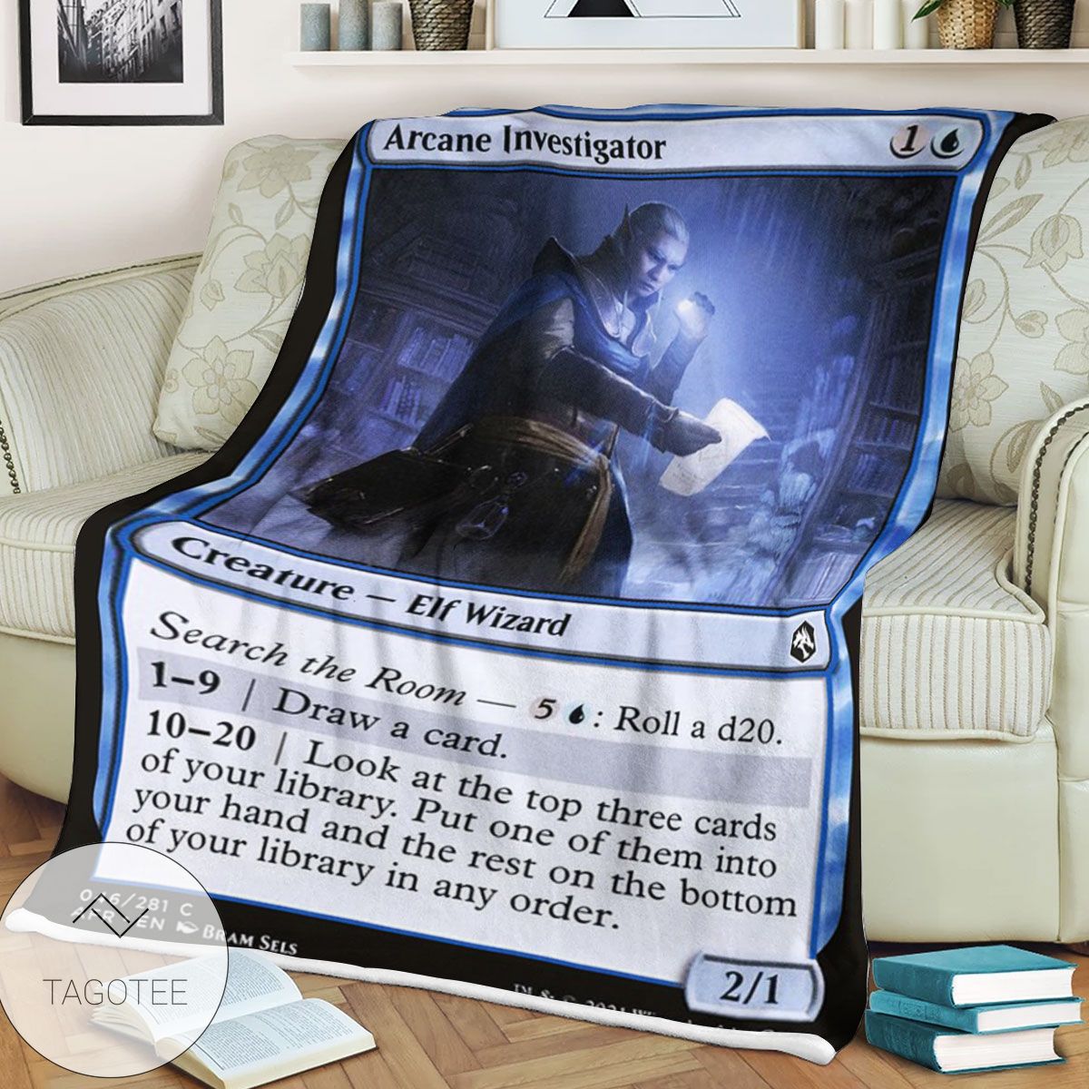 Afr Arcane Investigator Magic The Gathering Mtg Blanket Afr Arcane Investigator Magic The Gathering Mtg Blanket