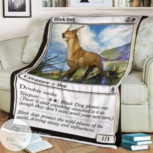 Afr Blink Dog Magic The Gathering Mtg Blanket
