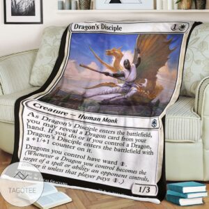 Afr Dragons Disciple Magic The Gathering Mtg Blanket