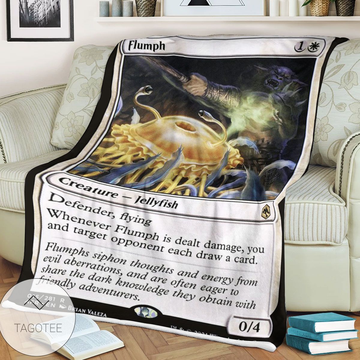 Afr Flumph Magic The Gathering Mtg Blanket Afr Flumph Magic The Gathering Mtg Blanket