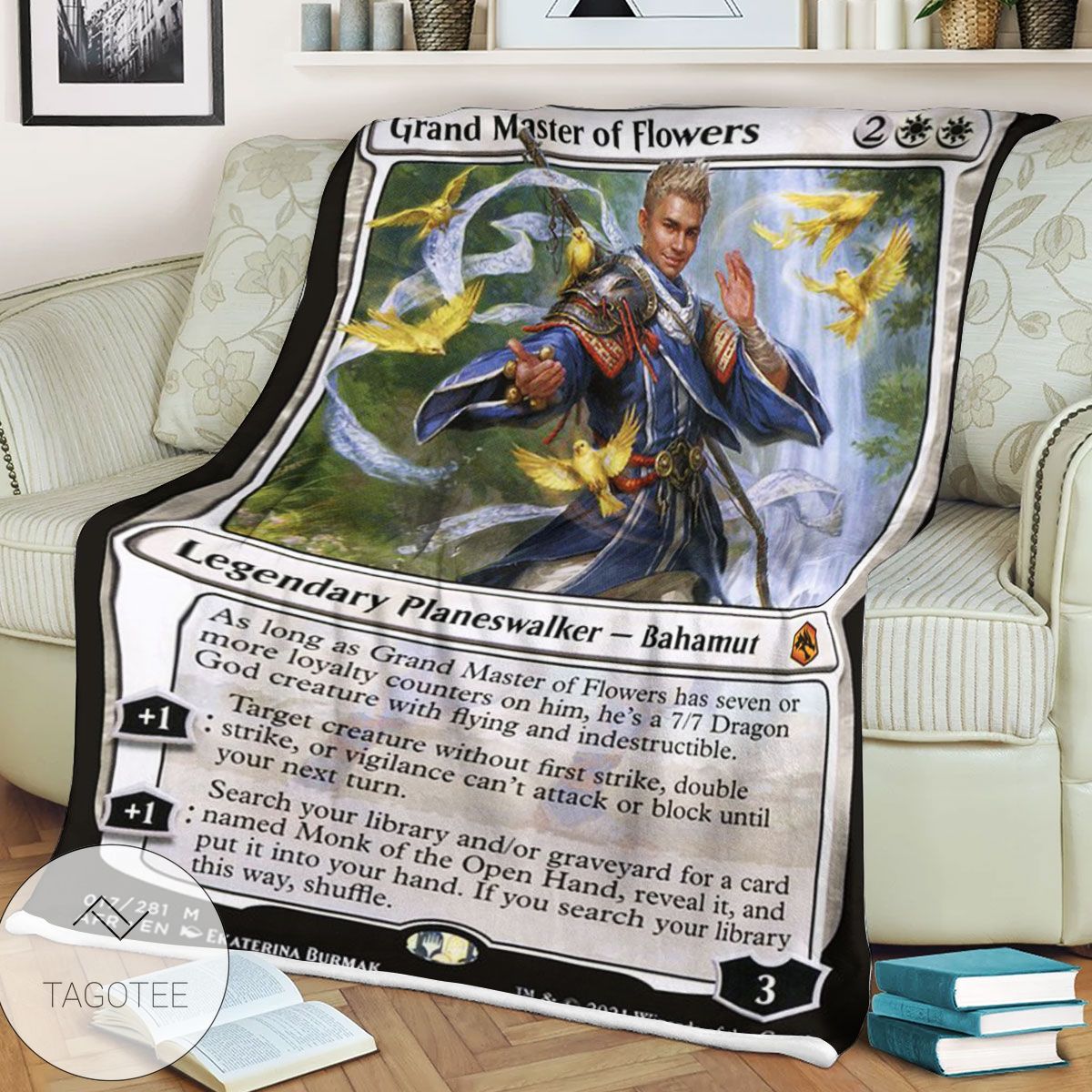Afr Grand Master Of Flowers Magic The Gathering Mtg Blanket Afr Grand Master Of Flowers Magic The Gathering Mtg Blanket