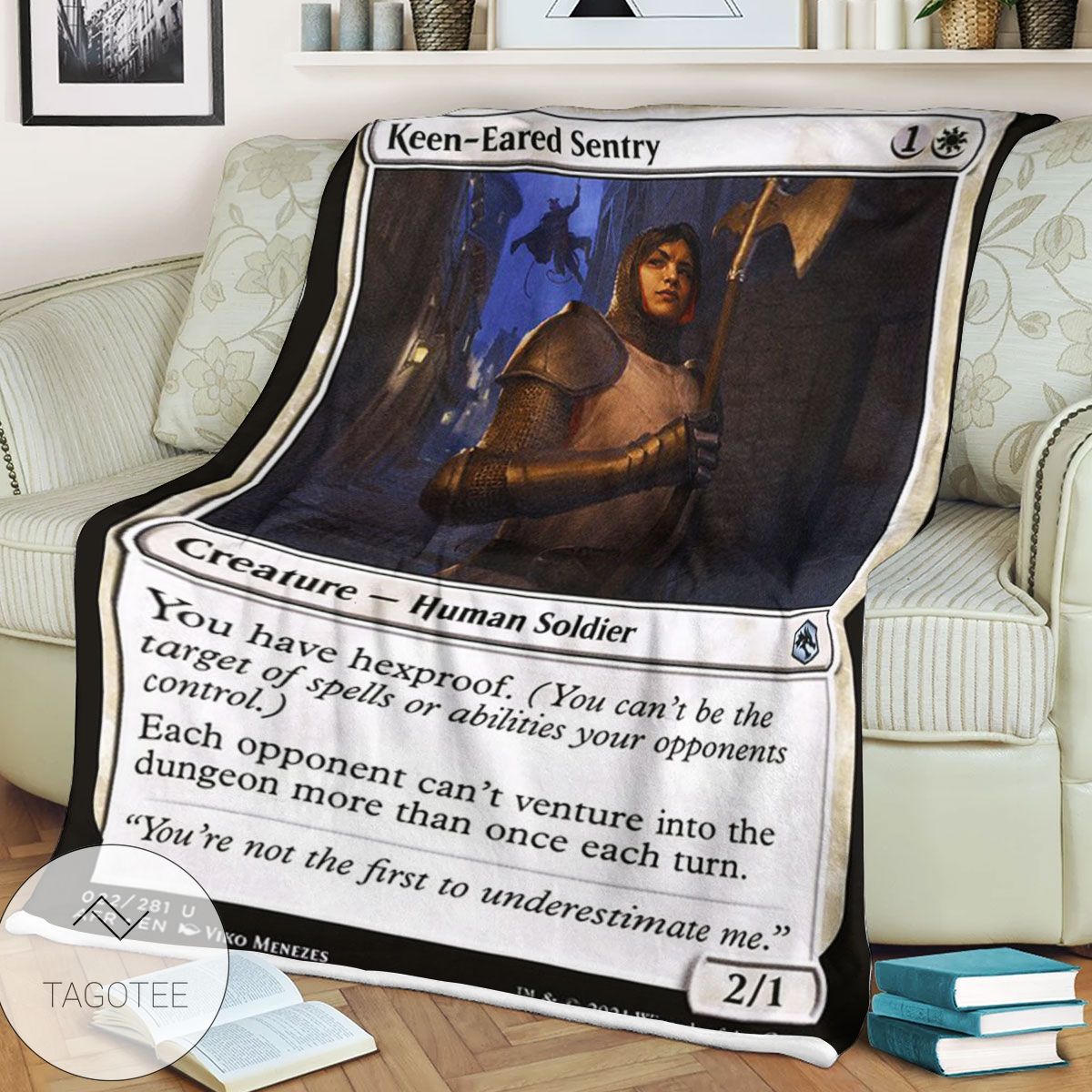 Afr Keen Eared Sentry Magic The Gathering Mtg Blanket Afr Keen Eared Sentry Magic The Gathering Mtg Blanket