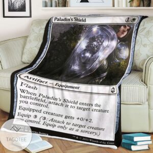Afr Paladins Shield Magic The Gathering Mtg Blanket