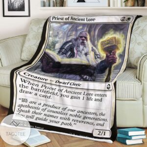Afr Priest Of Ancient Lore Magic The Gathering Mtg Blanket