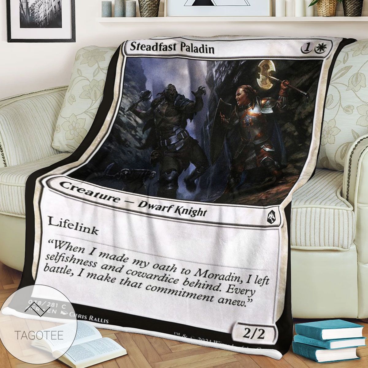 Afr Steadfast Paladin Magic The Gathering Mtg Blanket Afr Steadfast Paladin Magic The Gathering Mtg Blanket