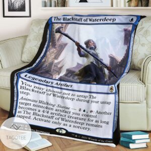 Afr The Blackstaff Of Waterdeep Magic The Gathering Mtg Blanket