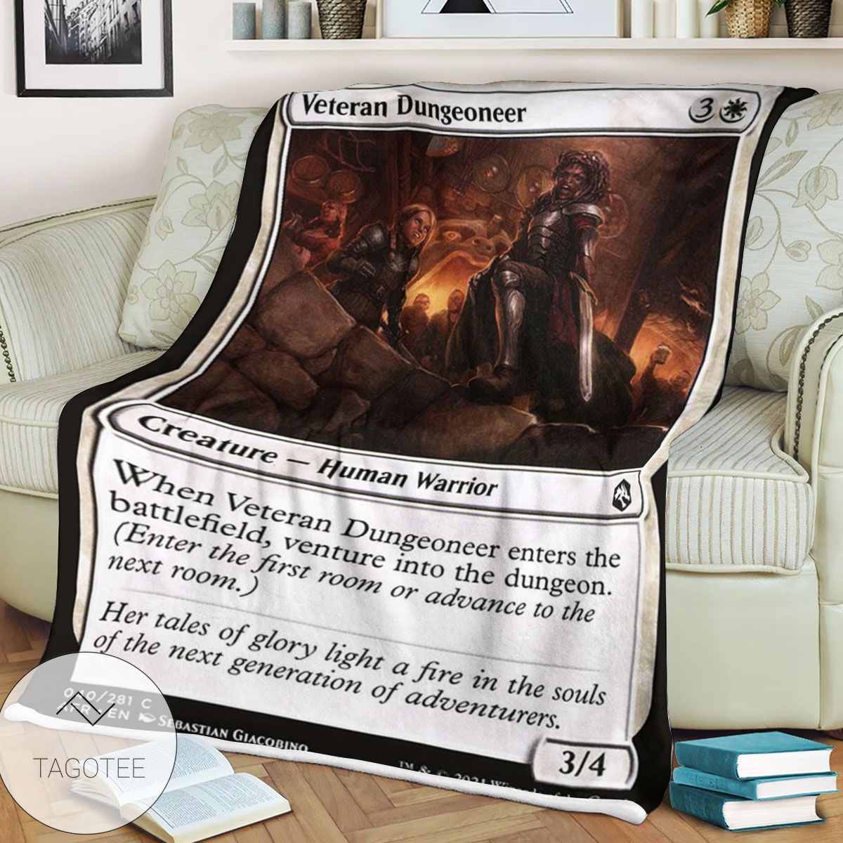 Afr Veteran Dungeoneer Magic The Gathering Mtg Blanket Afr Veteran Dungeoneer Magic The Gathering Mtg Blanket