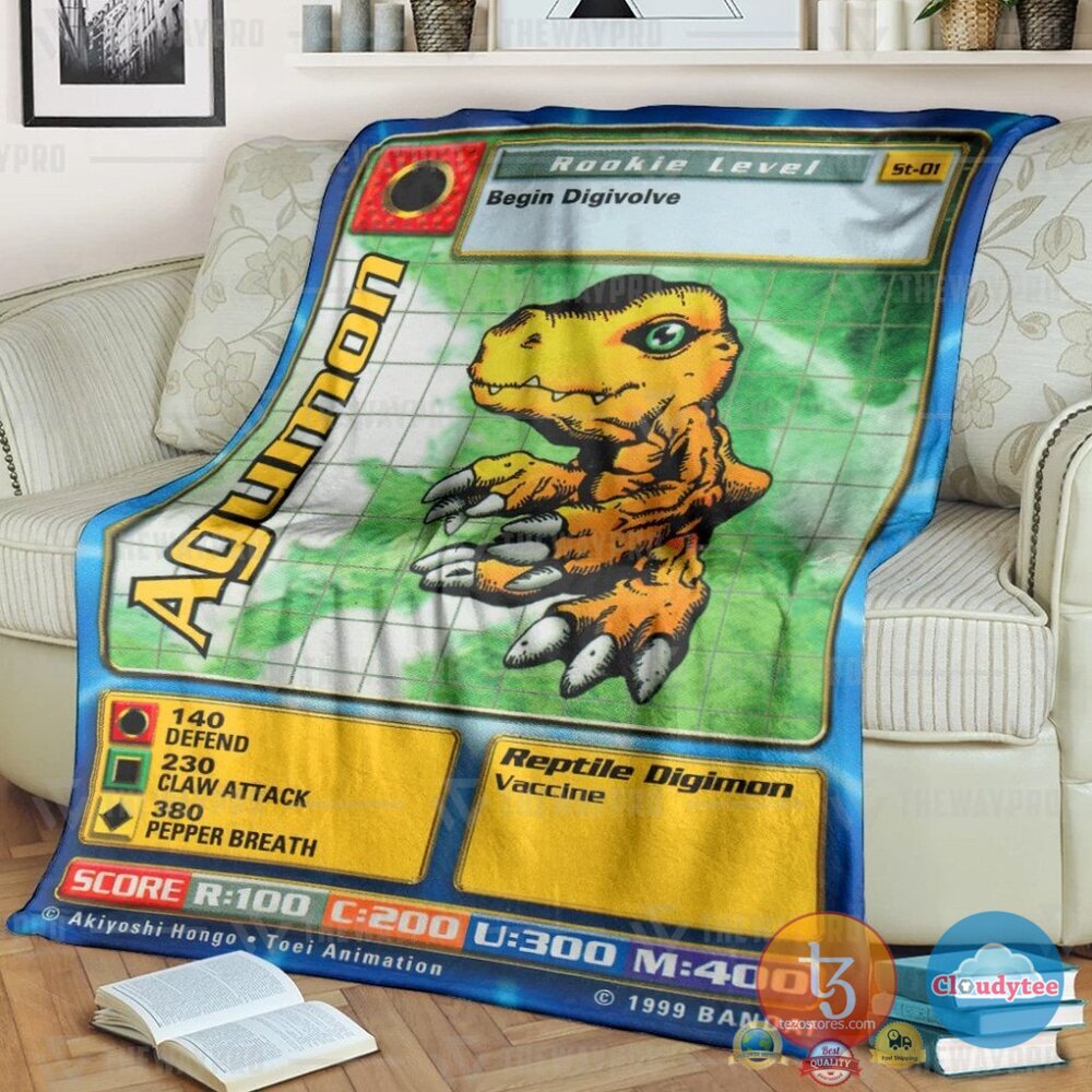 Agumon Blanket Agumon Blanket