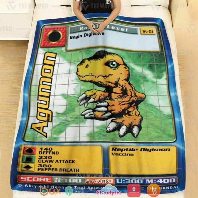 Agumon-Soft-Blanket-2