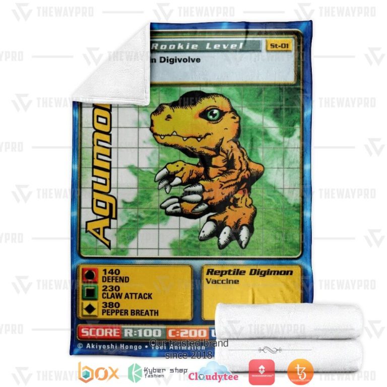 Agumon-Soft-Blanket-3