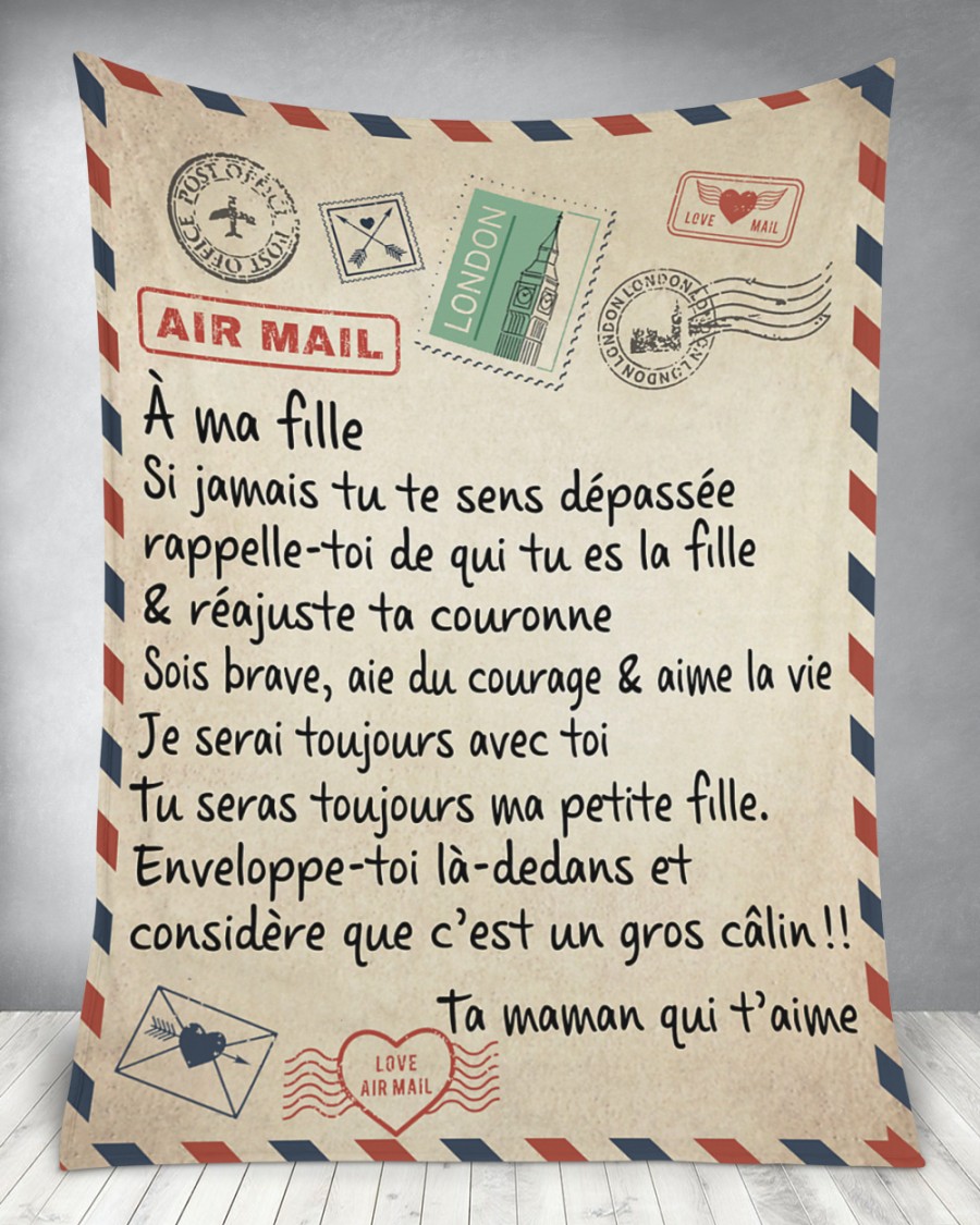 Air-Mail-To-My-Daughter-From-Your-Mom-Who-Loves-You-Fleece-Blanket-1