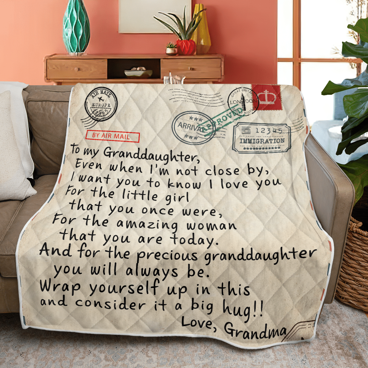Airmail-From-Grandma-To-My-Granddaughter-Quilt-Blanket-1