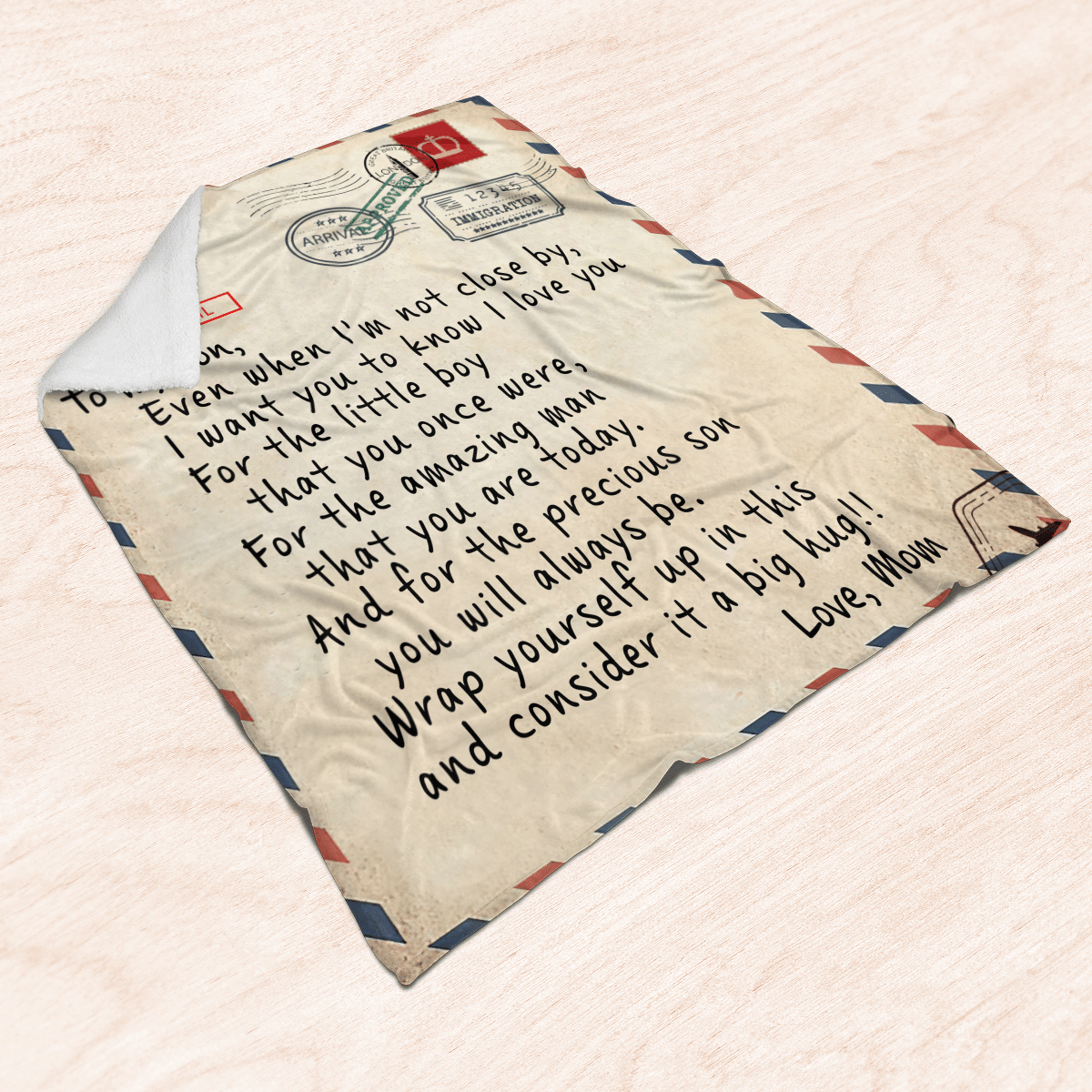 Airmail-From-Mom-To-My-Son-Blanket-3
