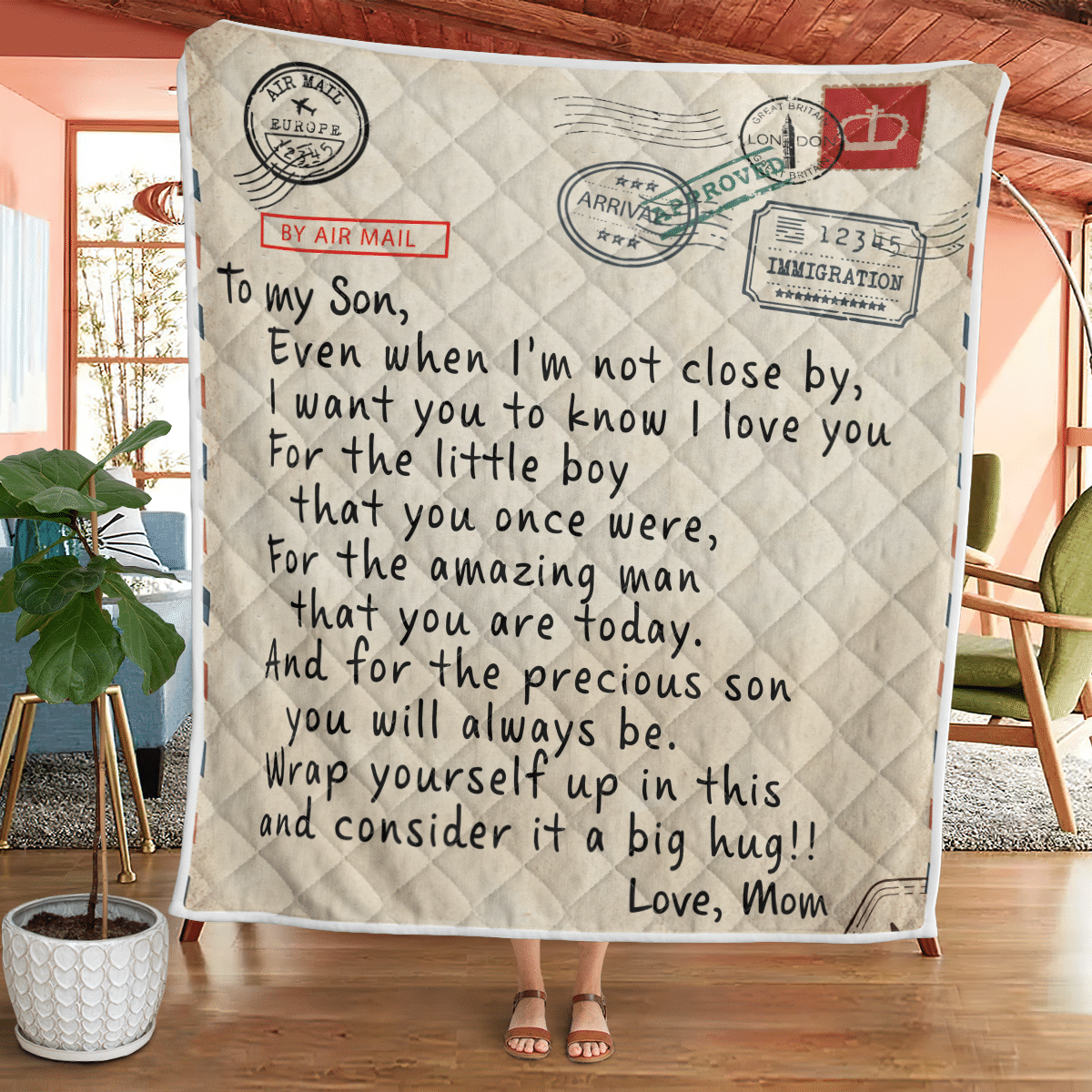 Airmail-From-Mom-To-My-Son-Quilt-Blanket-3