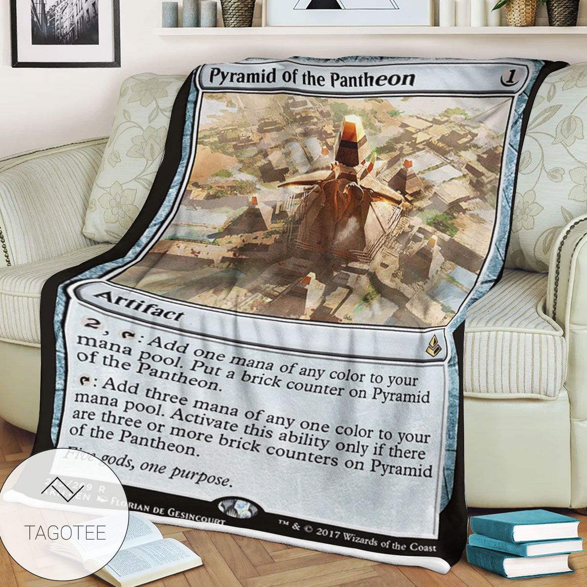Akh 235 Pyramid Of The Pantheon Mtg Game Magic The Gathering Blanket Akh 235 Pyramid Of The Pantheon Mtg Game Magic The Gathering Blanket