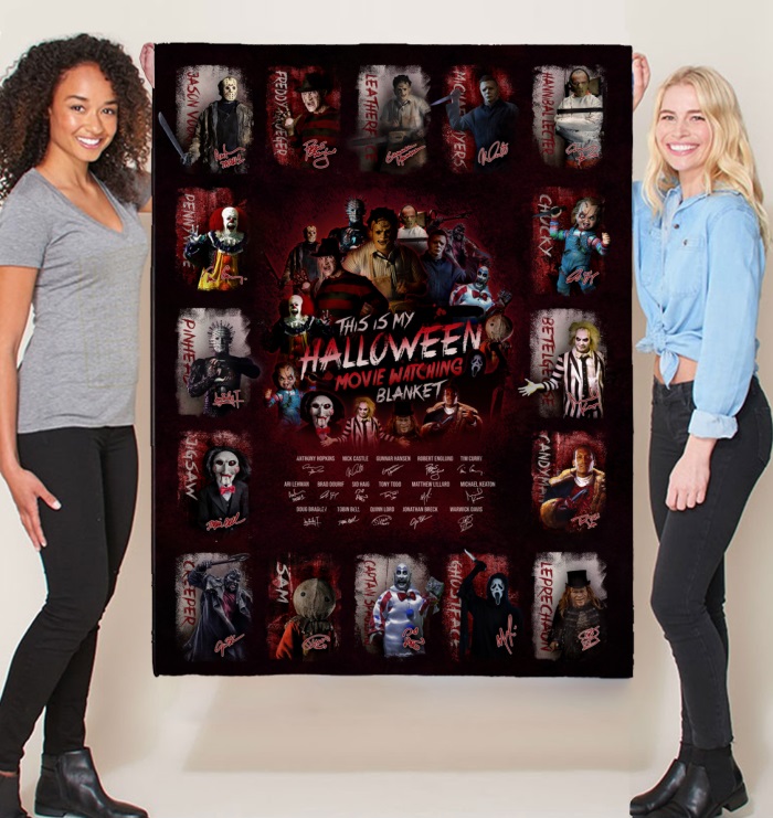 All Classic Horror Movies Characters This Is My Halloween Movie Watching Blanket All Classic Horror Movies Characters This Is My Halloween Movie Watching Blanket
