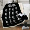 All Time Troopers Custom Throw Blanket