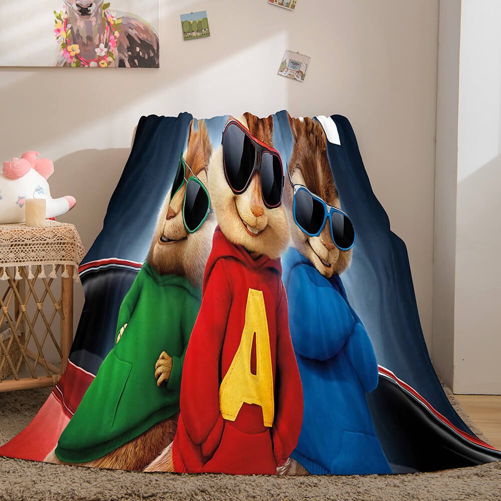 Alvin and the Chipmunks Cosplay Blanket 439 Alvin and the Chipmunks Cosplay Blanket 439