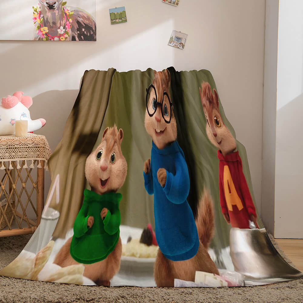 Alvin and the Chipmunks Cosplay Blanket 535 Alvin and the Chipmunks Cosplay Blanket 535