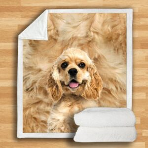 American Cocker Spaniel Blanket