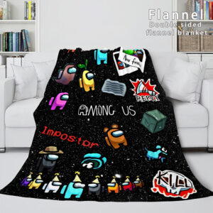 Among Us Soft Blanket 411