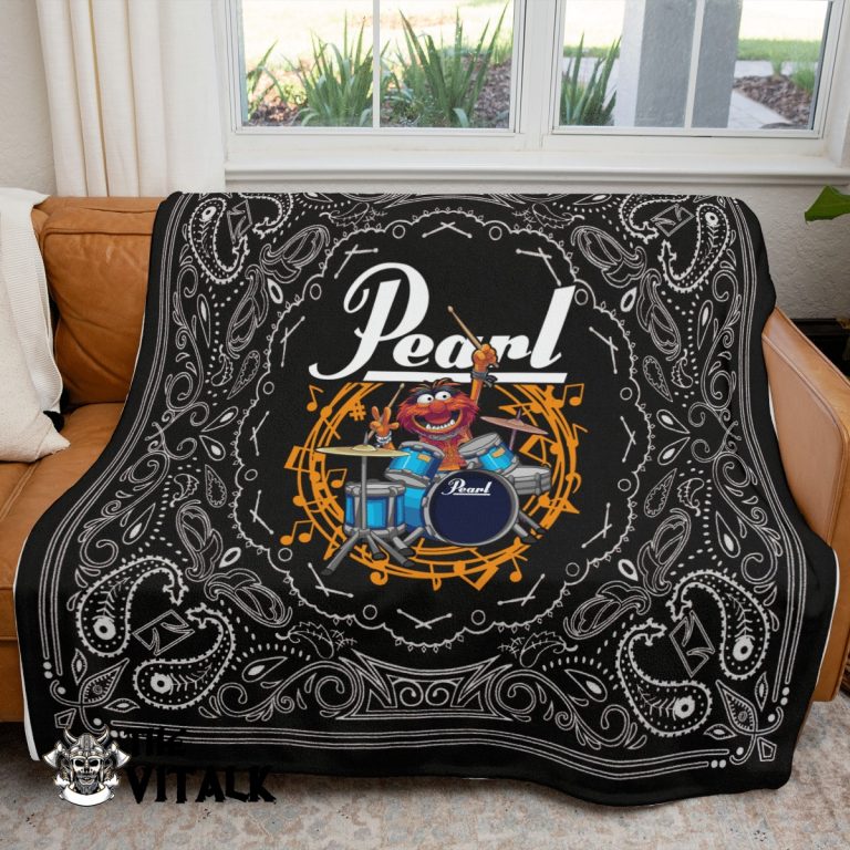 Animal-The-Muppet-Pearl-Drums-Fleece-Blanket-2