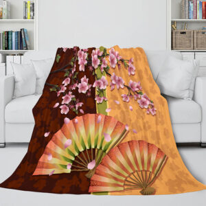 Animal Flower Soft Blanket 871