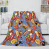 Animal Flower Soft Blanket 845