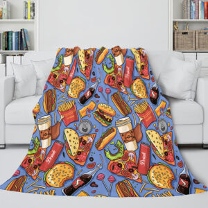 Animal Flower Soft Blanket 845