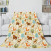 Animal Flower Soft Blanket 790