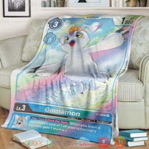 Anime Digimon Gomamon Custom Soft Blanket 2
