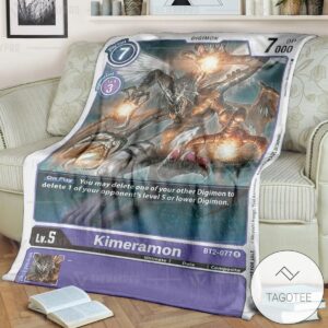 Anime Digimon Kimeramon Custom Soft Blanket